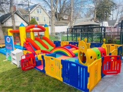 Rainbow Softplay w/ Toddler Bounce