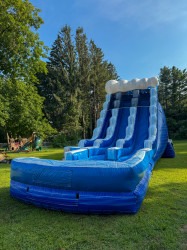 IMG 6287 1753408389 22ft Blue Marble Dual Lane Slide w/ pool