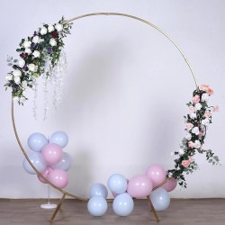 round20back2 1729206858 7.5 Ft Round Gold Metal Wedding