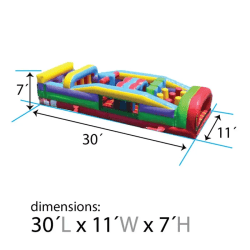 7ft20element201 1761058623 30ft Retro Inflatable Obstacle