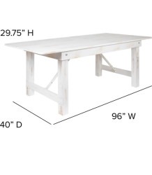 8ft White Farm Table IMG 0377 1763664385 8ft White Farm Table